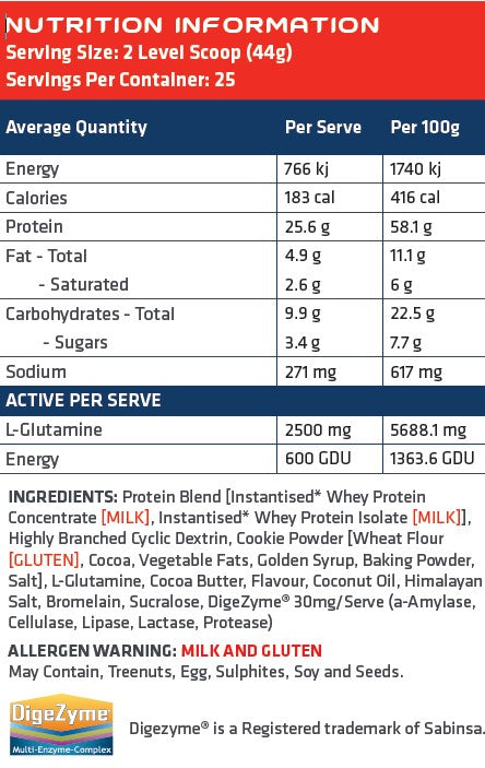 ULTIMATE PROTEIN NEW YORK CHOC CHIP